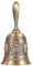 GmeDhc Glocke, 1 Stücke Tischglocke, Klassisch Handglocke, Metall Glocken, für Schule, Abendessen am Empfang, Hotelservice, Meditationsgebet