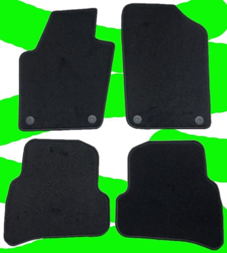 AUTOTEPPICH-STYLERS Q100+ Fußmatten Set passend für Seat Ibiza 6J 2008-2017 Matten Autoteppiche Passform