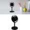 EIMSOAH Classic Retro Style Microphone Prop, Fake Plastic Classic Microphone Model with Stand for Art Object Collectable Hobby Lovers, Vintage Prop Mic for Home Decoration (Black)