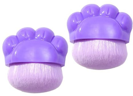 minkissy Süßes Rougepinsel-set 2-teilig Weicher Make-up-pinsel Für Das Auftragen Von Foundation Auf Reisen