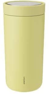 Stelton To-Go Click Thermal Mug, Double-Walled Insulated Flask, Rustproof, Leak-Proof Coffee Mug/Tea Mug with Smart Click Lid, Hot & Cold Drinks, 0.4 Litres, Laevis