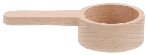 WRITWAA Salzlöffel Aus Holz Kleiner Runder Holzlöffel Kaffeelöffel Aus Holz Mehrzweck-holzlöffel Für Tee Küchengewürzlöffel