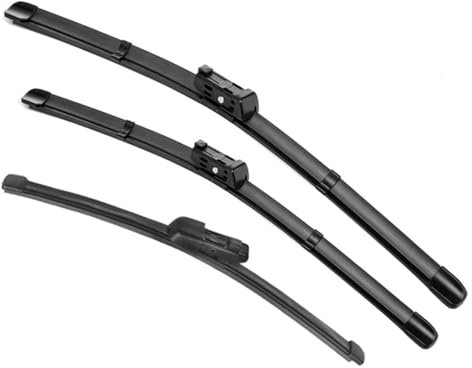 Auto Rear Scheibenwischer Für VW Für Polo 6R Schrägheck 2009–2017 24 Zoll + 16 Zoll + 11 Zoll Autowischerblatt Scheibenwischer Vorne Und Hinten Wischerblätter-Set(Left hand drive)