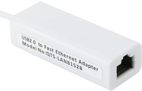 SIXRUN Micro USB vers RJ45 Ethernet Adaptateur Carte Réseau 10/100Mbps pour 1.3/W avec Fast Ethernet 100Mbps