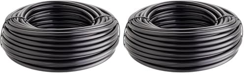 Claber Tubo capillare 20 m, in PE flessibile nero da 1/4 (4-6 mm) (Confezione da 2)