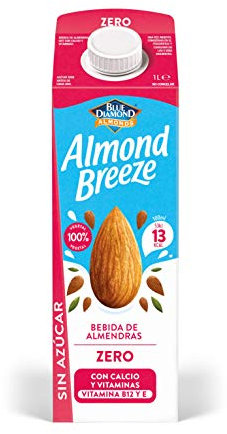 Almond Breeze Bebida de Almendra Zero - Paquete de 6 x 1000 ml - Total: 6000 ml (317)