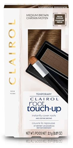 Clairol Root Touch-Up Concealing Powder, Mittelbraun, 1 Stück