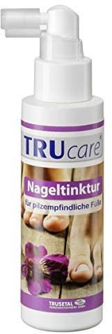 TRUcare® Nageltinktur für pilzempfindliche Füße | empfohlen für Diabetiker | bei pilzempfindlichen Nägeln | lindert den Juckreiz | besonders hautverträglich | 100ml