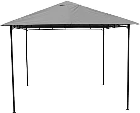 GRASEKAMP Qualität seit 1972 Tonnelle Rimini Flex 3 x 3 m Gris Métal