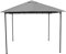GRASEKAMP Qualität seit 1972 Pavillon Rimini Flex 3 x 3 m Grau Party Zelt Antik Garten