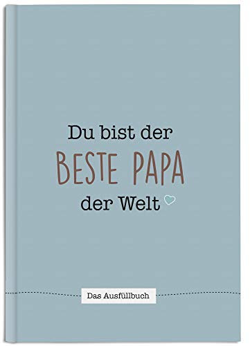Cupcakes & Kisses® Papa Buch zum Ausfüllen I Vatertagsgeschenk I Geschenkidee für deinen Papa I Vater Tochter Geschenk zum Geburtstag und Vatertag
