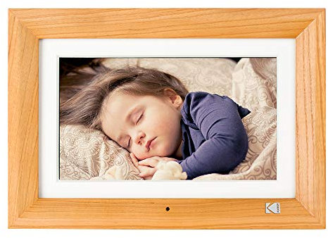 KODAK Hi Resolution 1024 x 600 10 Digital Photo Frame - Burlywood, weiß, RDPF-1020W Burlywood