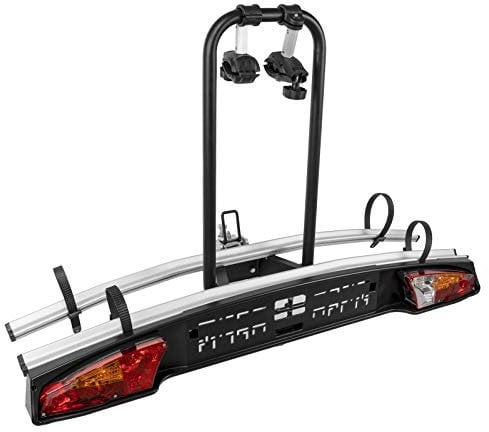 VDP Auto Fahrradträger Merak Tilting 2 – universal Heckträger für 2 Fahrräder oder 2 eBikes