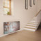 Glass Radiator Cover Printed - Liquid Stone - Made by Premier Range in 1020mm Wide x 640mm High
