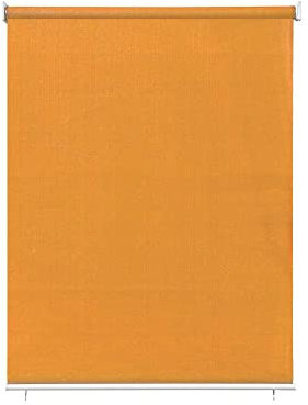 paramondo Außenrollo Senkrechtmarkise Sonnenschutz Sichtschutz für Balkon Terrasse, Freihängend, Reiß- & Wetterfest, Pflegeleicht, 200 x 240 cm (BXH) orange