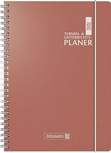 Brunnen Schülerkalender Lehrer-Sortiment 2022/2023 Überformat A4: 23 x 29,7 cm korall: 2 Seiten = 1 Woche, 1075761233