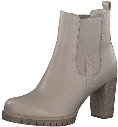 Marco Tozzi Damen 2-2-25447-29 Leder Chelsea-Stiefel, Cream, 39 EU
