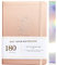 Dotted Journal Dot Grid Notebook, 180gsm Bamboo Paper, Fine Faux PU leather Hardcover,160 Pages,5.7 * 8.2 inch ROSE GOLD(BKPU-1)