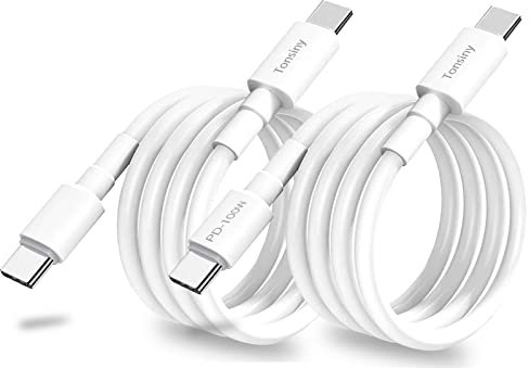 USC to USC Cable[2-Pack 1M+2M],USB c to type c charger cable, C type lead Cord for macbook charger lead, usc cables for samsung s22 charger cable, usb c charger cable 100w for Google Pixel 6a/moto G