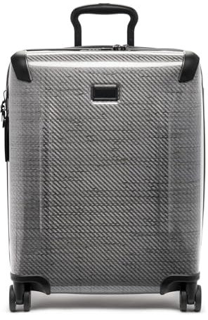 TUMI - Tegra-Lite Continental erweiterbares Handgepäck mit 4 Rädern – Handgepäck für Reisen – USB-C-Anschluss und Spinner-Räder, Grau (Graphite//Nature's Delight), 21.8 x 16.0 x 9.0 inches