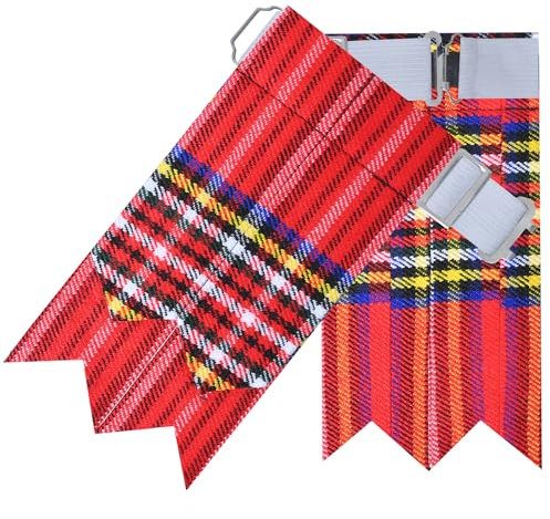 Schottische KiltSchlauchsocke für Herren, verschiedene TartanStrumpfbänder, spitze Acrylwolle, KiltsBlitz mit schwerer Schnalle, Einsteller, HerrenClanWolle, lässig, einfarbig und kariert,