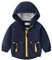 Volunboy Bébé Garçon Veste à Capuche, Enfant Poche Zippée Automne Blousons Manteau(3-4 ans,Bleu Marine2,Taille 110)