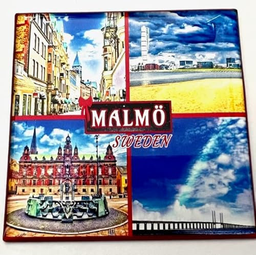 Malmö Magnet Schweden Souvenir Malmö Kühlschrankmagnet Malmö Geschenkartikel Malmö Ferien 230323