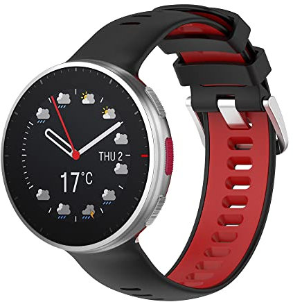 KingFan Sport Armband Kompatibel mit POLAR vantage v2 Armband,Weiches Silikon Wasserdicht Armband Kompatibel mit POLAR vantage v2