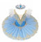 OTMYIGO Professionelles Ballett-Tutu für Mädchen, Platter-Pfannkuchen-Tutu, Ballerina-Partykleid, Ballett-Tanzwettbewerb-Kostüm,A3,130
