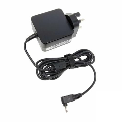 TJ Inspirations 19V 3.42A 65W Laptop Charger for ASUS VivoBook & ZenBook – AC Power Adapter with 4.0x1.35mm Connector, Not Compatible with 5.5x2.5mm – Replacement Power Supply Lead