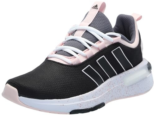 adidas Racer Tr23 Baskets pour Femme, Noir/Rose Sable, Pointure 9, Noir et Rose Sable, 9