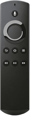 GAOHOU Telecomando vocale PE59CV di ricambio per Amazon Fire TV Stick 4K Box Media Alexa telecomando vocale DR49WK nero
