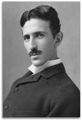 DATOZA Nikola Tesla Classic Vintage Poster Dekorative Malerei Leinwand Wandkunst Wohnzimmer Poster Schlafzimmer Malerei,Wandkunst Bilddruck Moderne Familienzimmer Dekor 12x18inch(30x45cm)