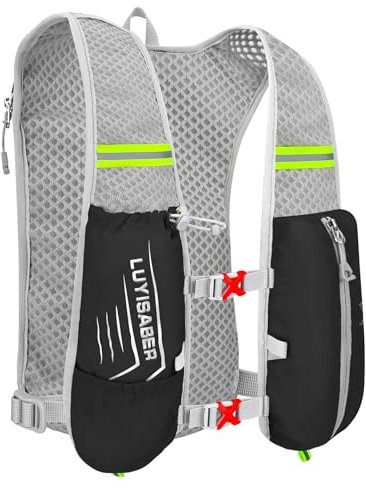 Tumeyser Sac à Dos d'hydratation,Gilet Hydratation Running Femme,Gilet Running Sac a Dos Hydratation Adapté au Cyclisme,à la Course à Pied et à d'autres Sports de Plein Air-Noir