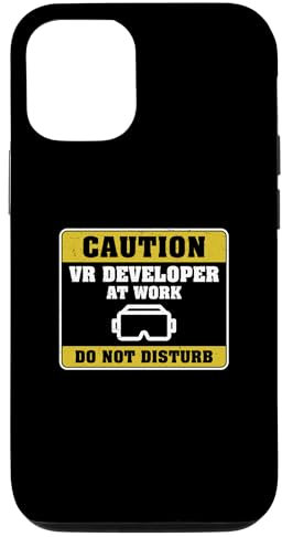 Hülle für iPhone 14 Lustiger VR-Entwickler bei der Arbeit Störe eine virtuelle Realität nicht