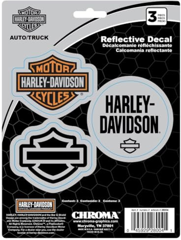 Harley-Davidson Aufkleberset Harley Chroma
