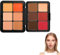 12 Color Blush Cream - Concealer Palette, Matte Blush Contour and Highlight Blushs Palette, Waterproof and Long Lasting Blushs Cream Makeup Palette (12-3)