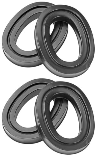 BJKing Gel-Ohrpolster für 3M WorkTunes Connect Gehörschutz (90541, 90542, 90543, 90544), hohe Dichte, Rauschunterdrückung, Ersatz-Gelschalen für Peltor Sport Tactical 300/500, 2 Stück