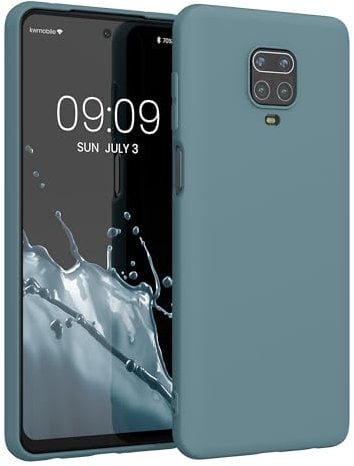 kwmobile Housse Compatible avec Xiaomi Redmi Note 9S / 9 Pro / 9 Pro Max Coque - Housse de téléphone Protection Souple en Silicone - Antique Stone