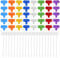 Joyan 40 Colored Cable Labels & 200 White 100mm Nylon Cable Ties for Organizing Wires & Identification