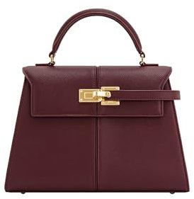 JW PEI Damen Elise Handtasche - Bordeauxrot - Große