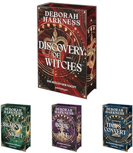 Deborah Harkness-Set: A Discovery of Witches - Die Seelen der Nacht + Shadow of Night - Wo die Nacht beginnt + The Book of Life - Das Buch der Nacht + Time’s Convert (All Souls, Band 1-4)