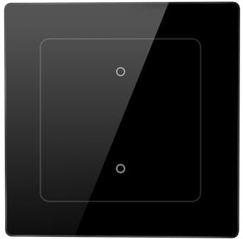 MIUCDA Smart Lichtschalter Unterputz, Wifi Touch-Lichtschalter, Light Switch Wandschalter Kompatibel mit Alexa, Google Home für Wohnzimmer, Büro, Küche - 2 Wege Schwarz