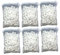 Sosoport 6 Packungen Bio-Ball meerwasseraquarium filterbakterien Meerwasser Aquarium filterbeutel Aquarium Filter Medien Panzer Kanister Spur Bausatz Brunnen Tank Medien für Aquarien Weiß