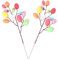 Ciieeo 2 Pièces Boutures De Pâques Faux Oeufs Blancs Chasse Aux Oeufs Remplisseur Décorations De Printemps Nid Œufs Tiges De Pâques Branches D'oeufs De Pâques Arbre De Pâques Mousse