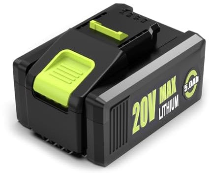 5.0Ah Replacement for Worx 20V Battery WA3551/WA3553, for Worx Cordless Power Tools WA3551.1 WA3551 WA3572 WA3553 WA3760 WA3881 WX390 WX176 WX178 WU268 WX166.4 WX372.1 WX800 WG259E