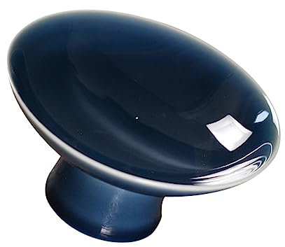 IMIKEYA calici in ceramica Vassoio per dolci piatti economici Vassoio da piatto dolci piatti da portata vassoio del gusto piatto snack in ceramica Piatto da servizio di frutta Blue