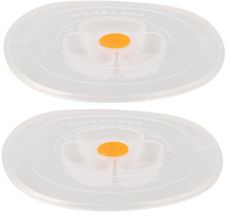 Holibanna 2stücke Wiederverwendbare Silikon-schüsselabdeckungen Waschbare Aufbewahrungsdeckel Für Lebensmittelschüsseln Getränkedeckel Für Futternäpfe