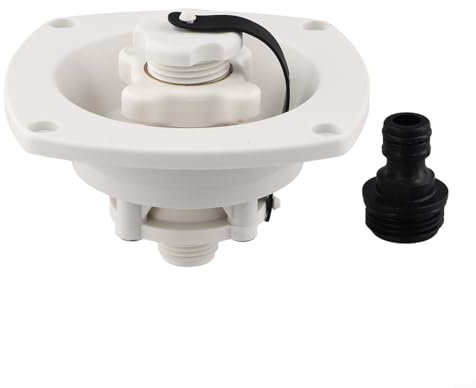 RV Yacht Zubehör Wassereinlass Rückschlagventil für Süßwasseranschlüsse (weiß)