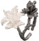 Verstellbare Mehrzweck-Ringe aus stabilem Messing mit elegantem Design, Mandala-Schmuck-Accessoire für Stil-Enthusiasten